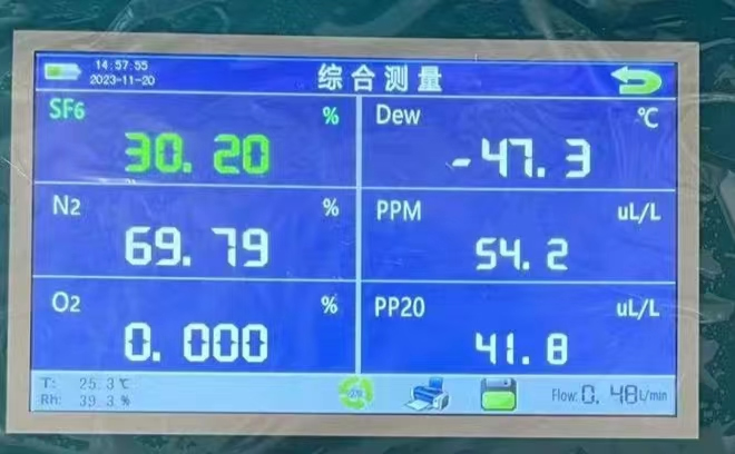 SF6混气使用的简化方案